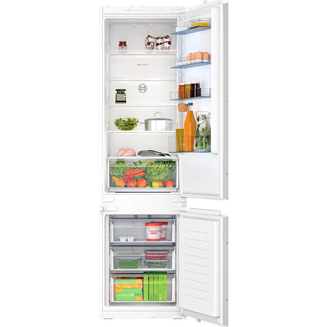 Bosch KIN96NSE0 54.1cm 70/30 Frost Free Fridge Freezer - White - Sliding Hinge