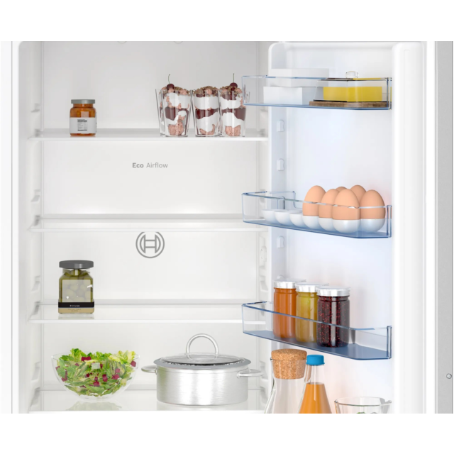 Bosch KIN96NSE0 54.1cm 70/30 Frost Free Fridge Freezer - White - Sliding Hinge