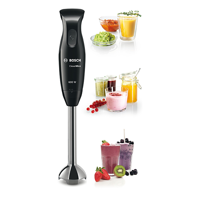 Bosch MSM2610BGB CleverMixx Hand Blender 600W - Black & Anthracite