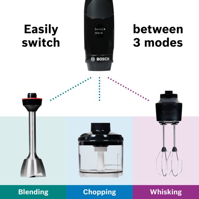 Bosch MSM4B624GB Series 4 Ergomaster MSM4B624GB Hand Blender - Anthracite