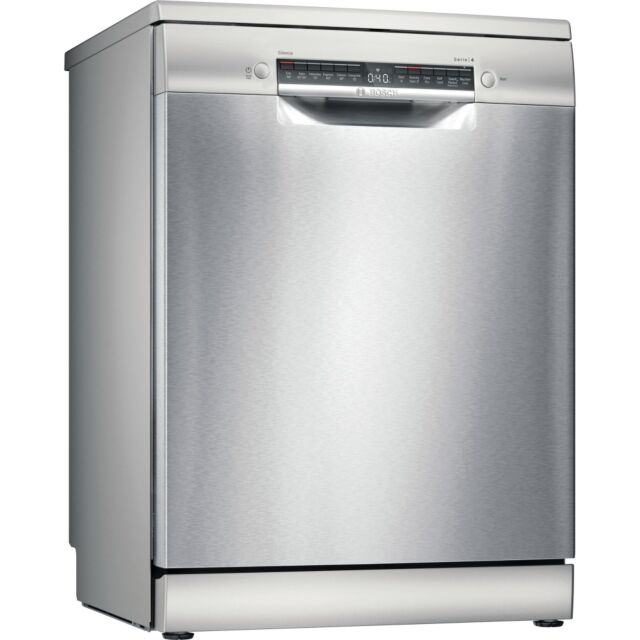 Bosch SMS4EKI06G Series 4 Free-Standing Dishwasher 60 Cm Brushed Steel Anti-Fingerprint