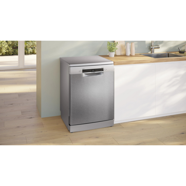 Bosch SMS6ZCI10G Silver Dishwasher with WiFi 14 Settings