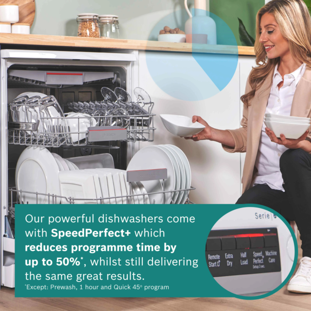 Bosch SMS6ZCW10G White WiFi Full-size Dishwasher