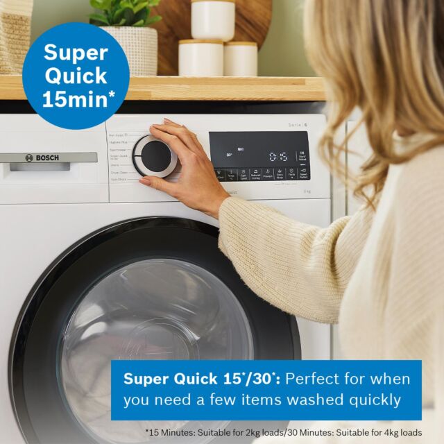Bosch WGG24400GB 9kg 1400 Spin Washing Machine - White