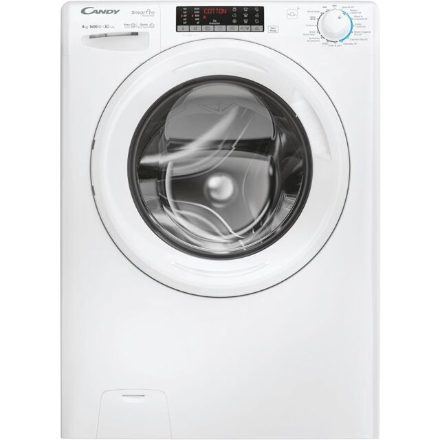 CANDY CSO 696TWM6-80 Pro Inverter 9kg, 1600 Spin Washing Machine - White