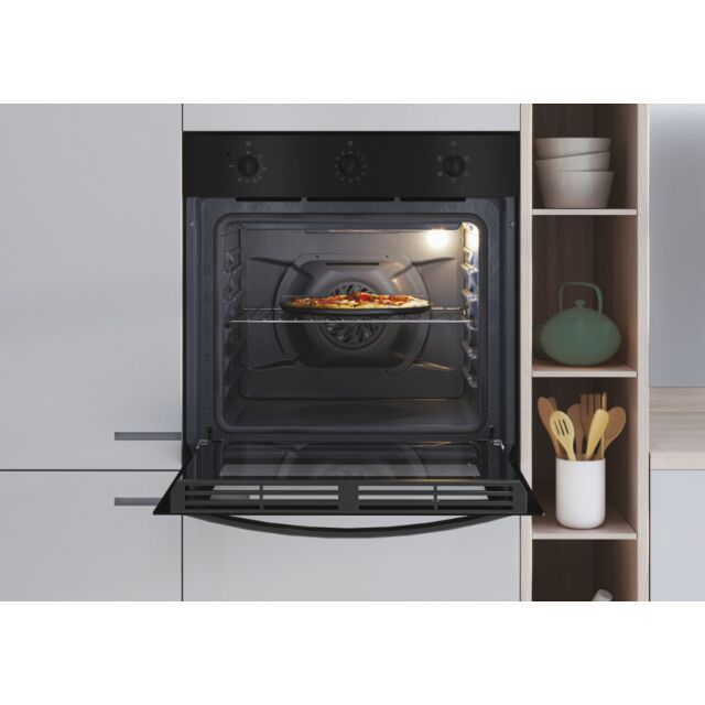 CANDY FIDCN403 60 Cm Fan Oven, 65 Litre Capacity, Minute Minder - Black