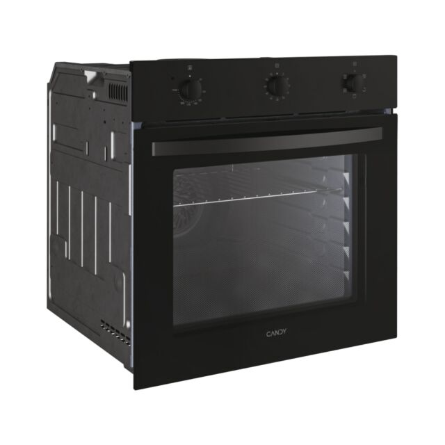 CANDY FIDCN403 60 Cm Fan Oven, 65 Litre Capacity, Minute Minder - Black