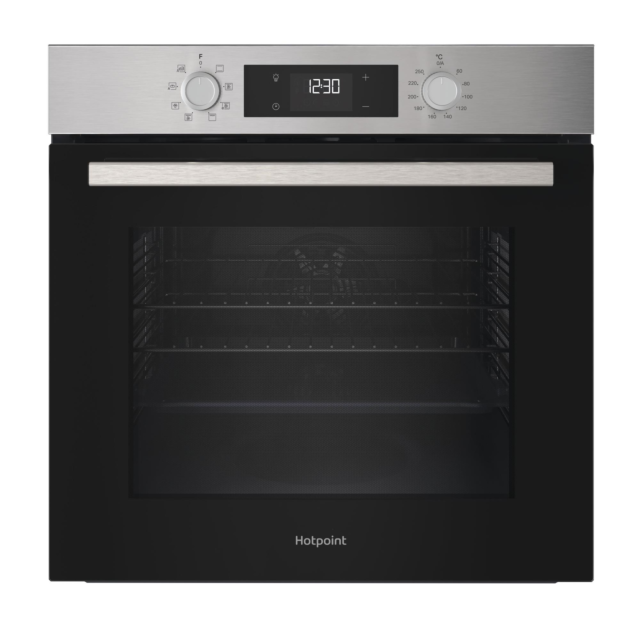 Hotpoint Class 2 Multiflow HOM 255C X UK Single Electric Fan Oven - Stainless Steel