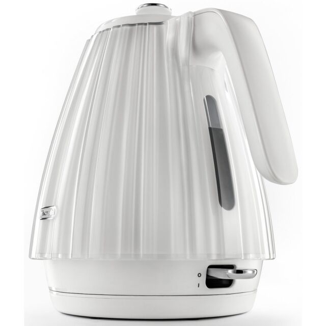 DELONGHI KBD3001W 1.7 Litre Capacity Ballerina Cordless Jug Kettle
