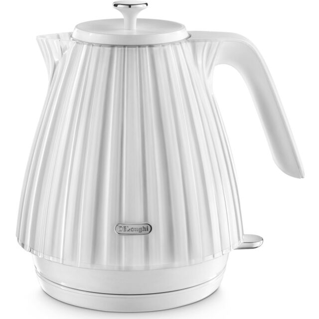 DELONGHI KBD3001W 1.7 Litre Capacity Ballerina Cordless Jug Kettle