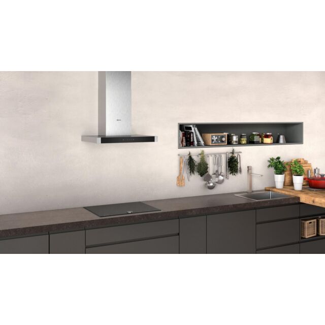 Neff D64BHM1N0B N 50, Wall-Mounted Cooker Hood, 60 Cm, Stainless Steel