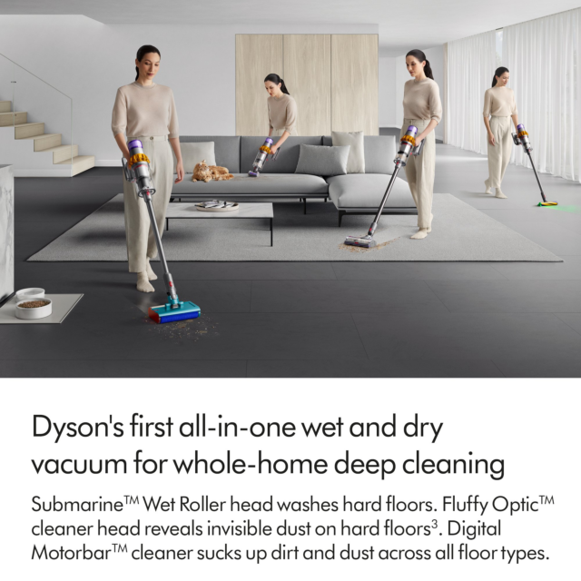  Dyson V15s Detect Submarine Cordless Vacuum Cleaner