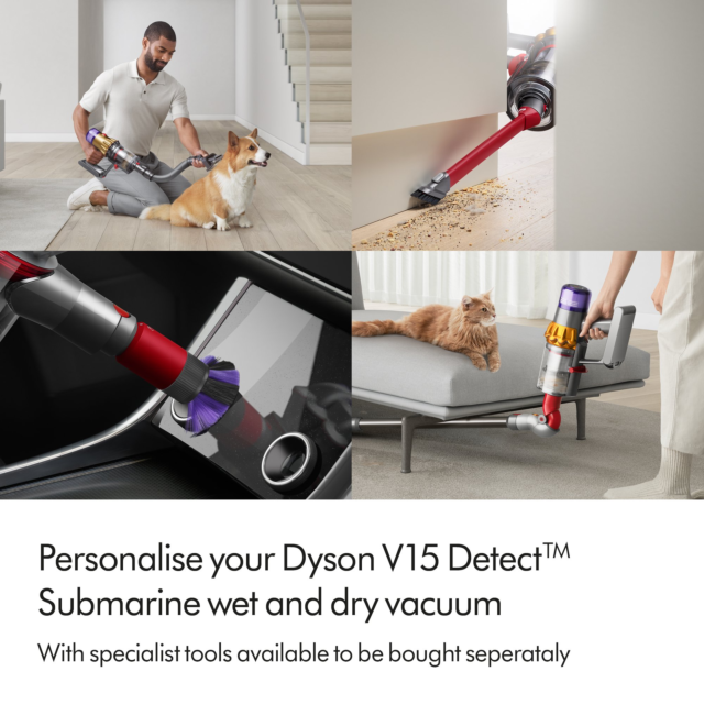  Dyson V15s Detect Submarine Cordless Vacuum Cleaner