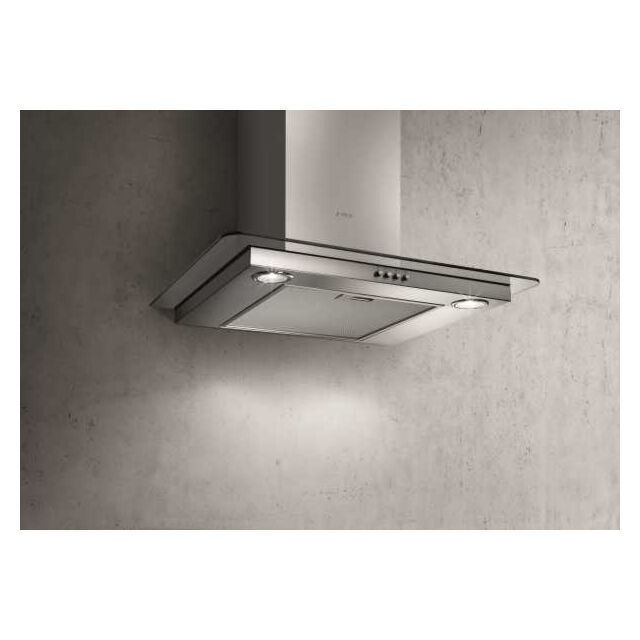 ELICA FLATGLASSNS60IX Elica 60Cm Flat Glass Chimney Hood Stainless Steel