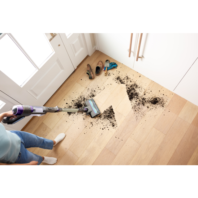 Shark IP3251UKT PowerDetect Clean & Empty Cordless Pet Vacuum Cleaner - 70 Minutes Run Time - White/Java Grey
