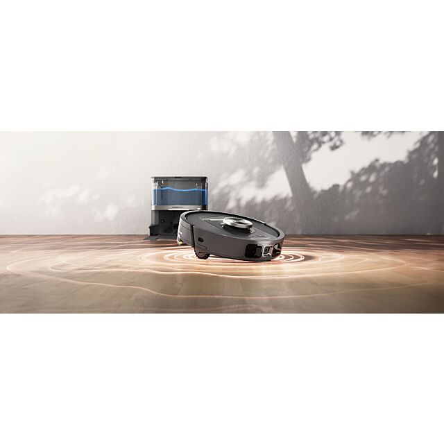 Shark RV2800YEUK PowerDetect NeverTouch 2-in-1 Self-Empty Robot Vacuum & Mop - Black