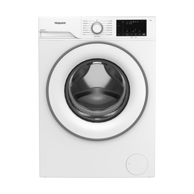 Hotpoint AntiStain 10kg Washing Machine with Steam - White
