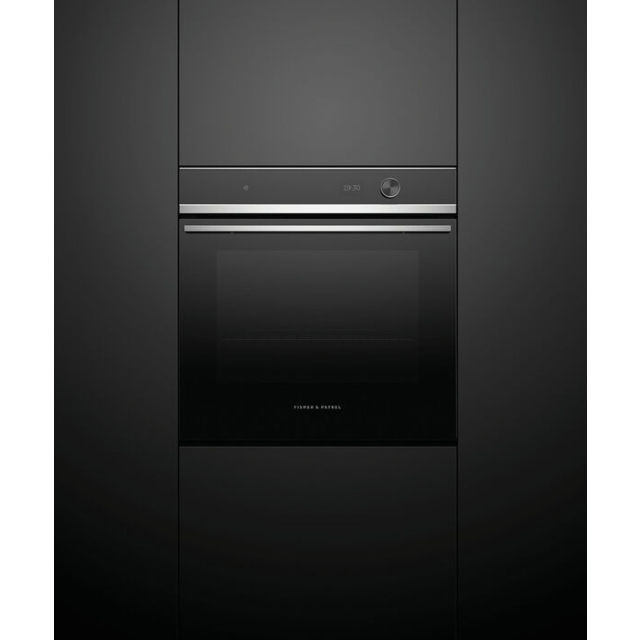 Fisher & Paykel Built-In Electric Single Oven, Black/Steel