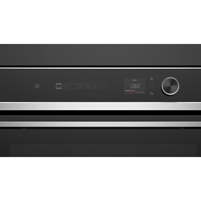 Fisher & Paykel Built-In Electric Single Oven, Black/Steel