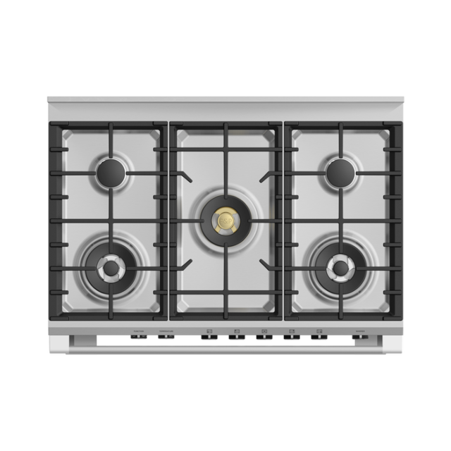 Fisher & Paykel 90cm Dual Fuel Cooker in Black Finish