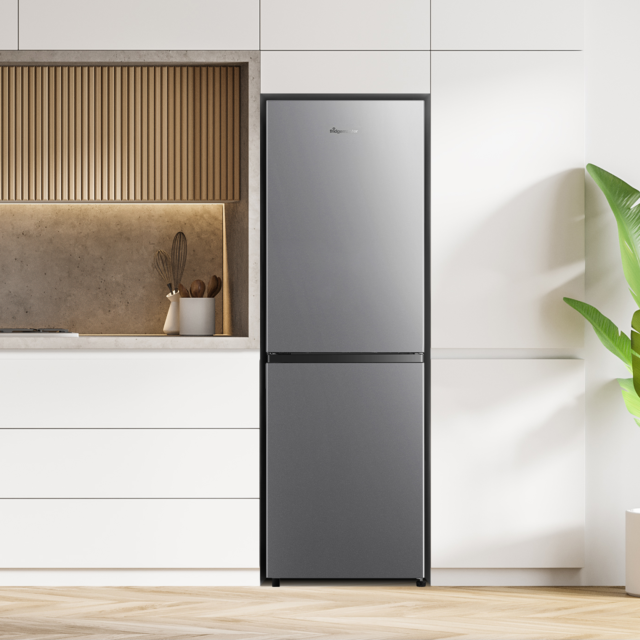 Fridgemaster MC55240ES 50/50 Silver Fridge Freezer
