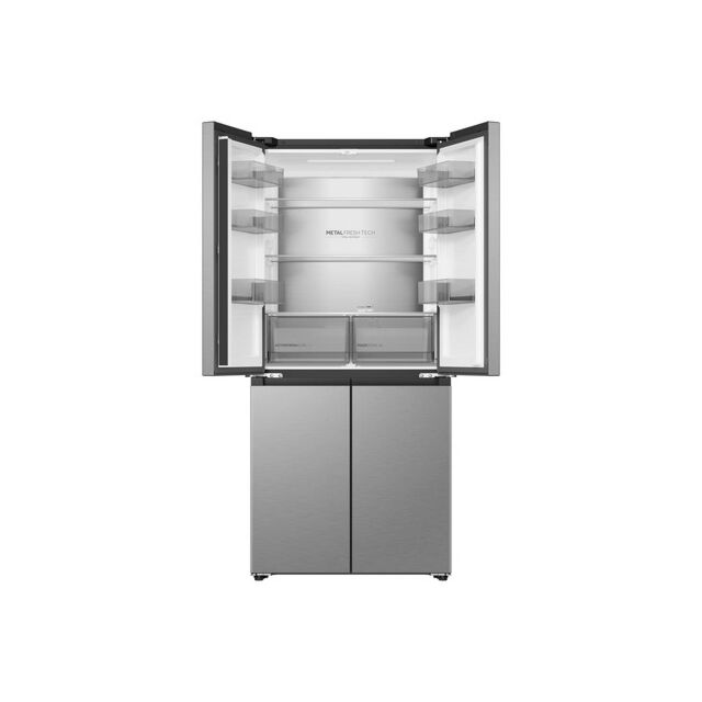 Haier HCR58S18DNMM 60/40 Fridge Freezer - Inox