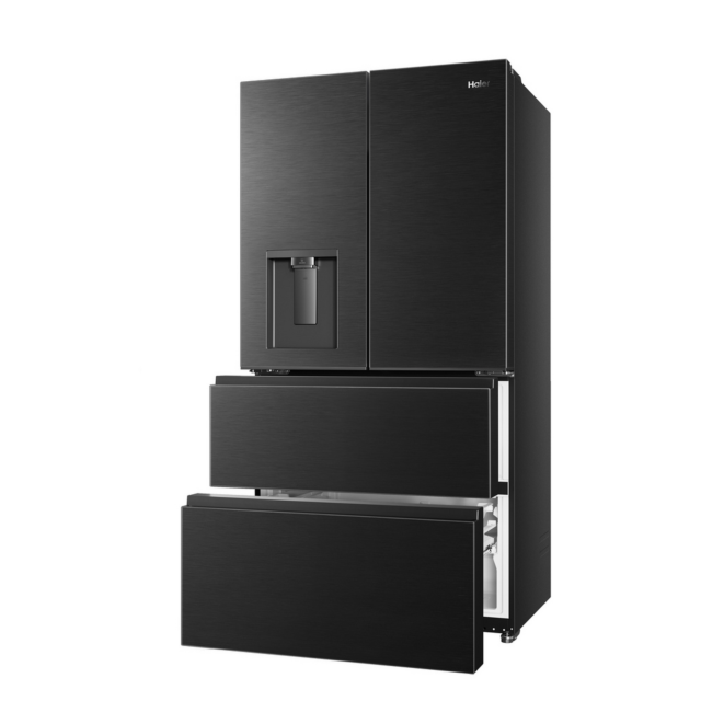 Haier HFR59F18CWMB 700L French Door Fridge Freezer Black