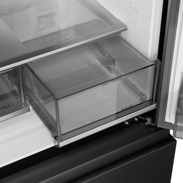 Haier HFR59F18CWMB 700L French Door Fridge Freezer Black