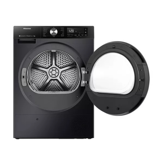 Hisense DH3S802BB3 8kg Heat Pump WiFi Tumble Dryer