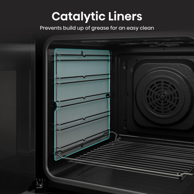 Hisense HDCEC5C10B Double Oven Electric Cooker 50cm Black