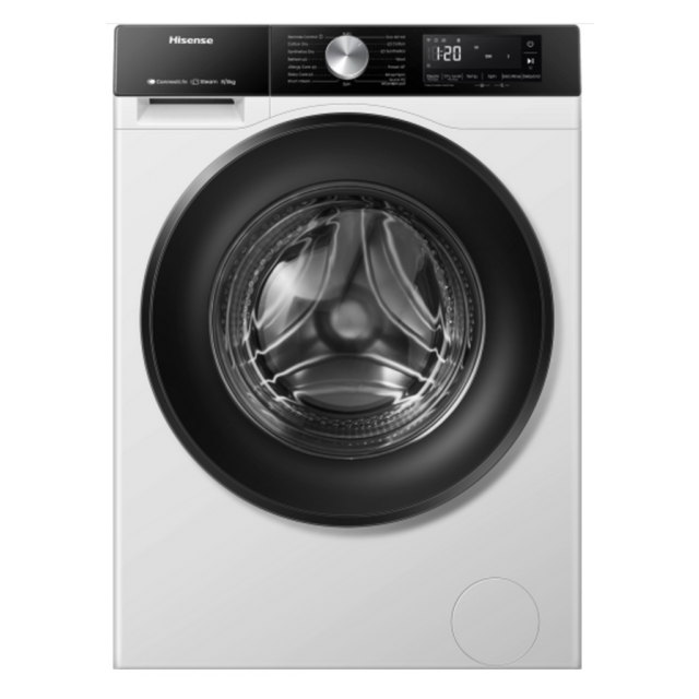 Hisense WD3S8043BW3 WiFi-enabled 8kg/5kg 1400 Spin Washer Dryer - White