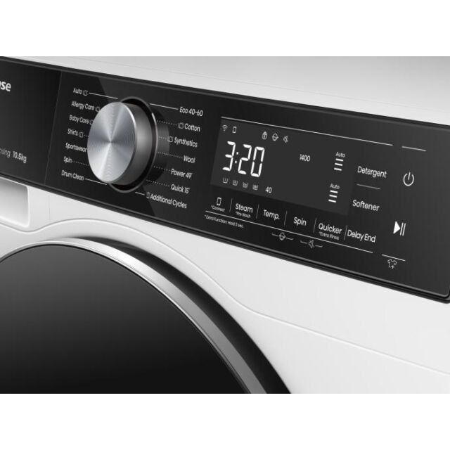 Hisense WF5S1045BW Hisense 10kg 1400 Spin Washing Machine - White