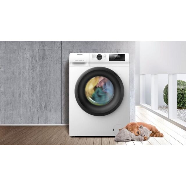 Hisense WFQP9014EVM 9kg 1400 Spin Washing Machine - White