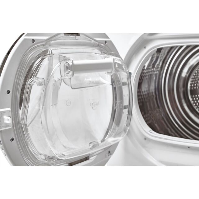 Hoover BATDH7A2TCE Heat Pump Tumble Dryer 7Kg, White With Chrome Door
