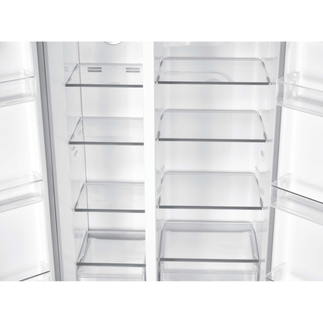Hoover HHSBSO-6174XK-1 91cm 60/40 Frost Free American Fridge Freezer - Stainless Steel