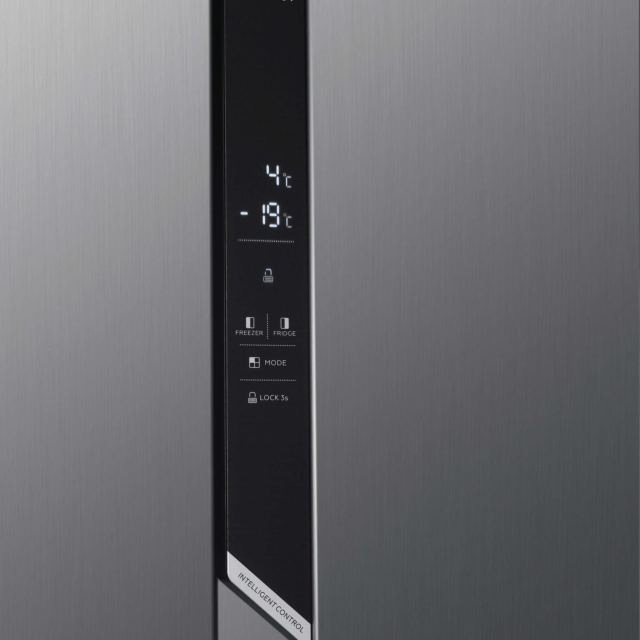 Hoover HHSBSO-6174XK-1 91cm 60/40 Frost Free American Fridge Freezer - Stainless Steel