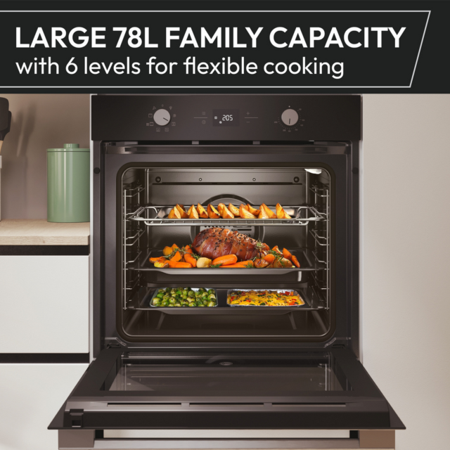 Hoover HO6 H3T1HTX 78L Built-In Electric Oven Stainless