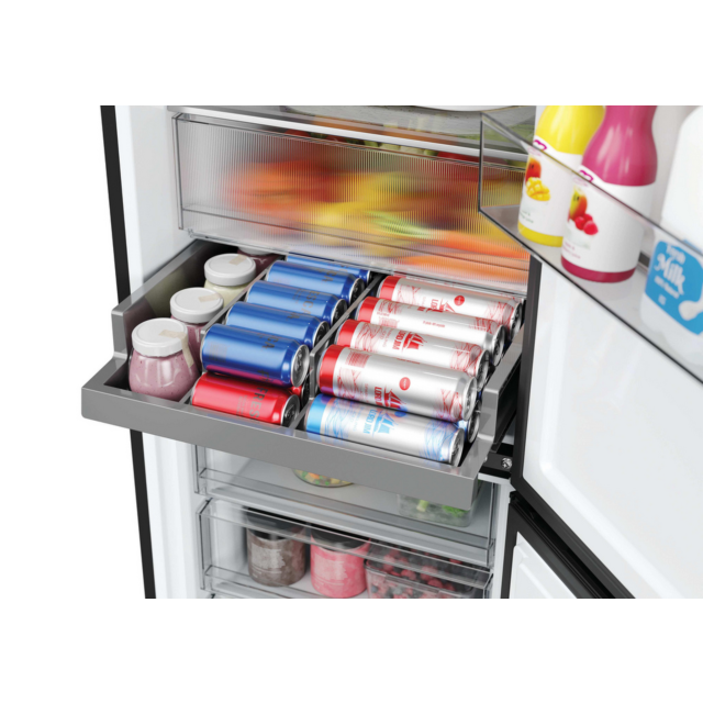 Hoover HONCQ3T518ENTK Total No Frost Fridge Freezer Black
