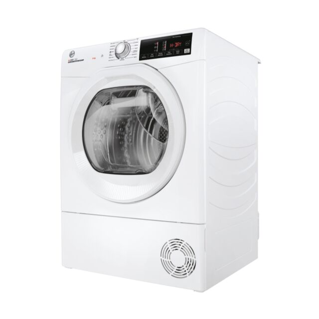 Hoover HREC9TE H-Dry 350, 9Kg Condenser Dryer, Wifi, White, Aquavision