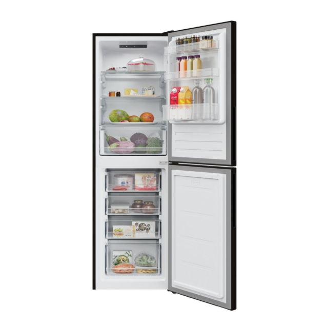 Hoover HVT3CLFCKIHB 54.5Cm Static Fridge Freezer - Black