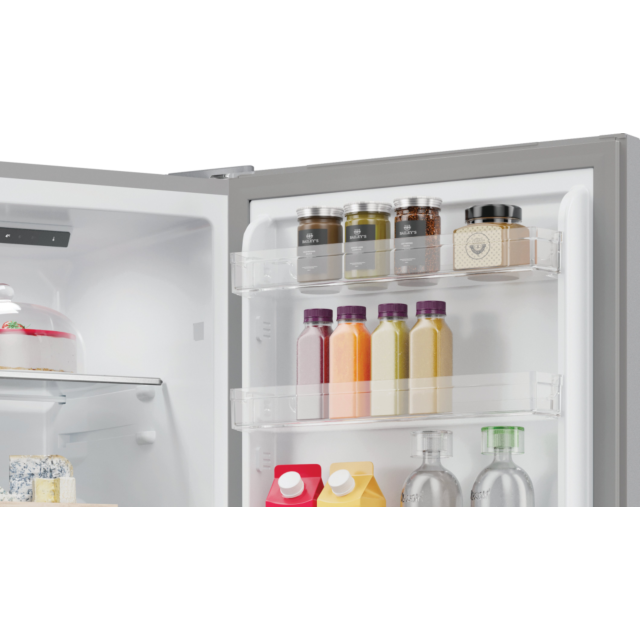 Hoover HVT3CLFCKIHS 55cm 50/50 Low Frost Fridge Freezer - Silver