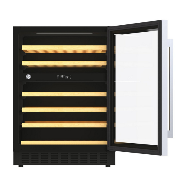 Hoover HWCB60UK/N Under Counter Wine Cooler 46 Bottles Black
