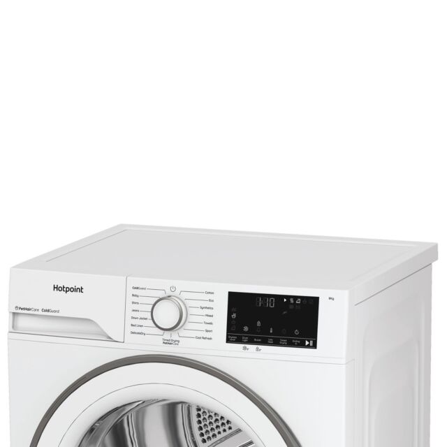 Hotpoint HHDD80WW 8Kg Heat Pump Tumble Dryer With Pethaircare & Coldguard - White