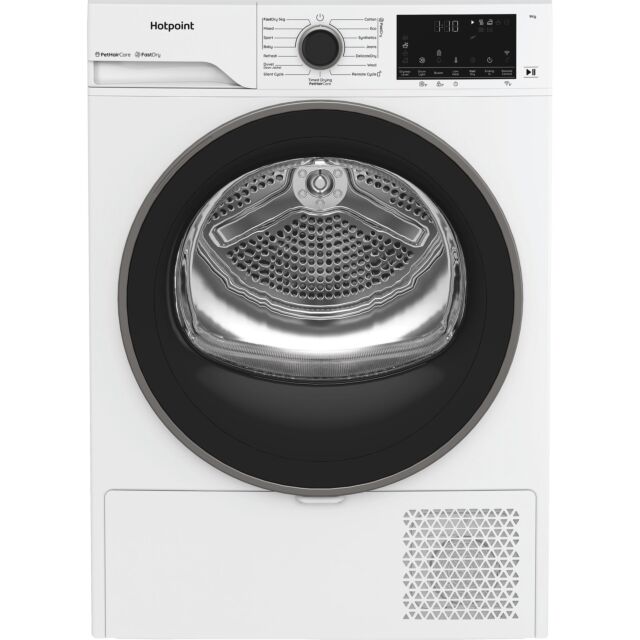 Hotpoint HHDW90WW Hotpoint Tumble Dryer: Freestanding, 9,0Kg