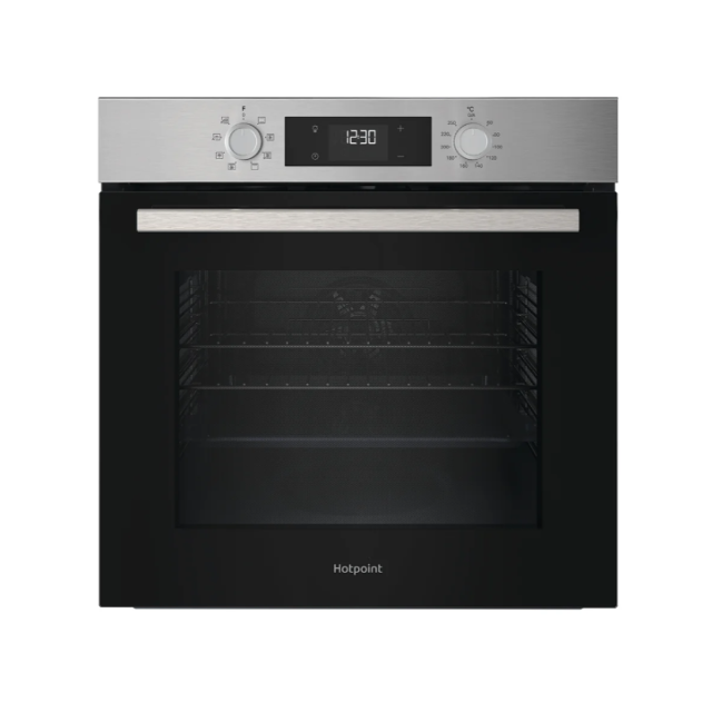 Hotpoint HOM255CXUK Class 2 Single Fan Oven - Catalytic Liners - Multifunction 5 - 71L With 2 Dial,