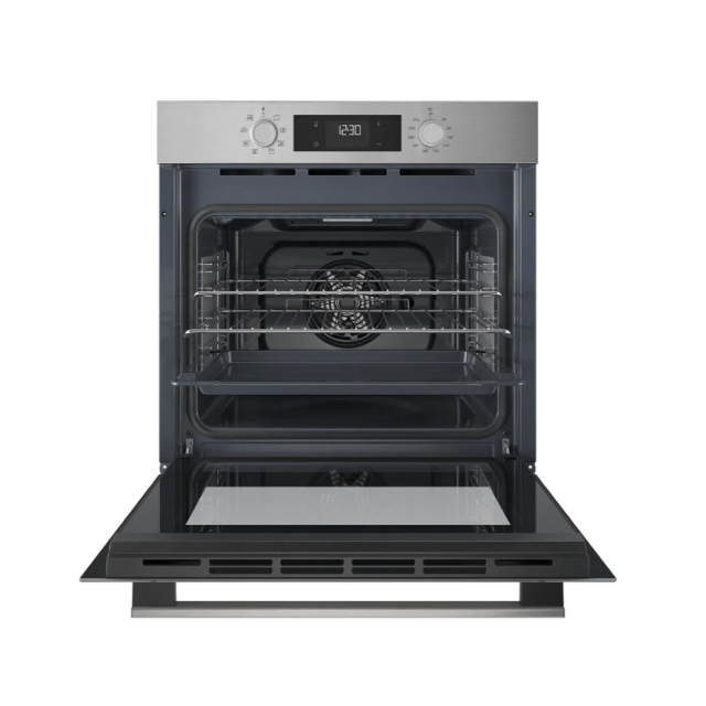 Hotpoint HOM255CXUK Class 2 Single Fan Oven - Catalytic Liners - Multifunction 5 - 71L With 2 Dial,