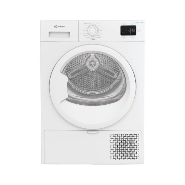 INDESIT IDHE80W 8Kg Heat Pump Tumble Dryer With Steam Technology - White