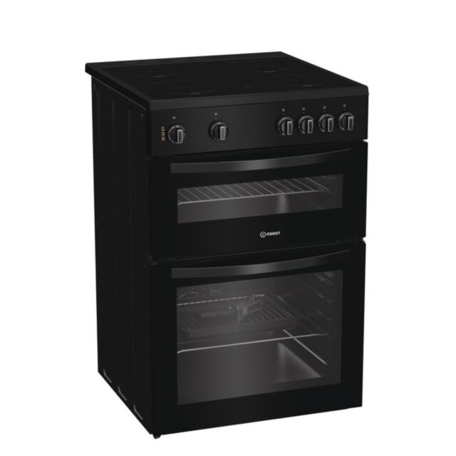 INDESIT ITE6VMB 60Cm Cooker Black