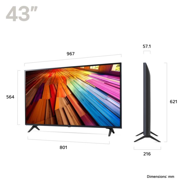 *** Ex Display *** Lg 43Ut80006la.Aek 43inch 4K Led Smart TV