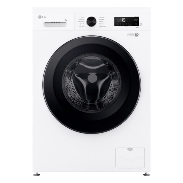  LG F4X1009NWK 9kg 1400 Spin Washing Machine - White